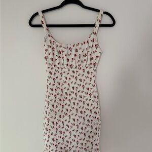 Abercrombie & Fitch Red Floral Mini Dress